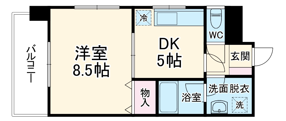 スペリオール市川の間取り