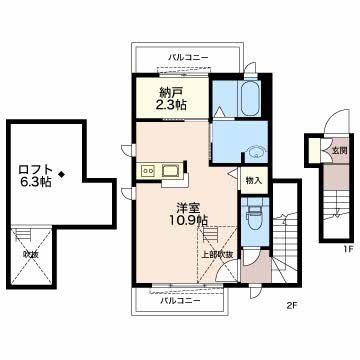 オーチャードリゾートの間取り