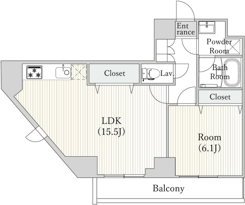 CITY PRIME 南千住の間取り