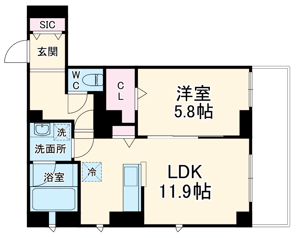 Well Topの間取り