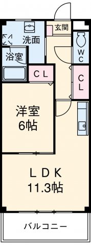 ベルコートMYAの間取り