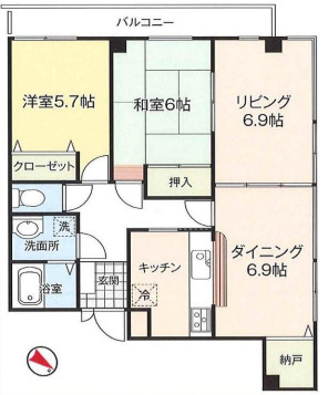リーフビルドの間取り