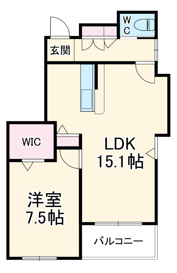 クイーンズ6の間取り