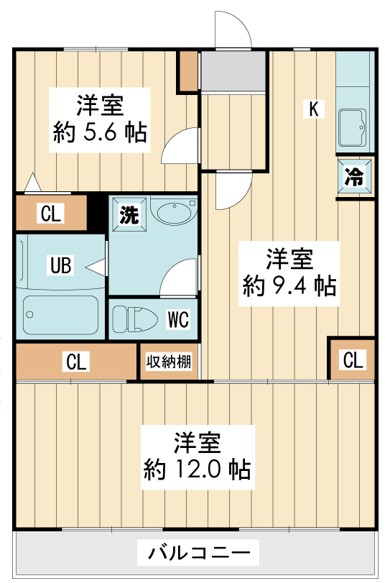 グランメール石井の間取り
