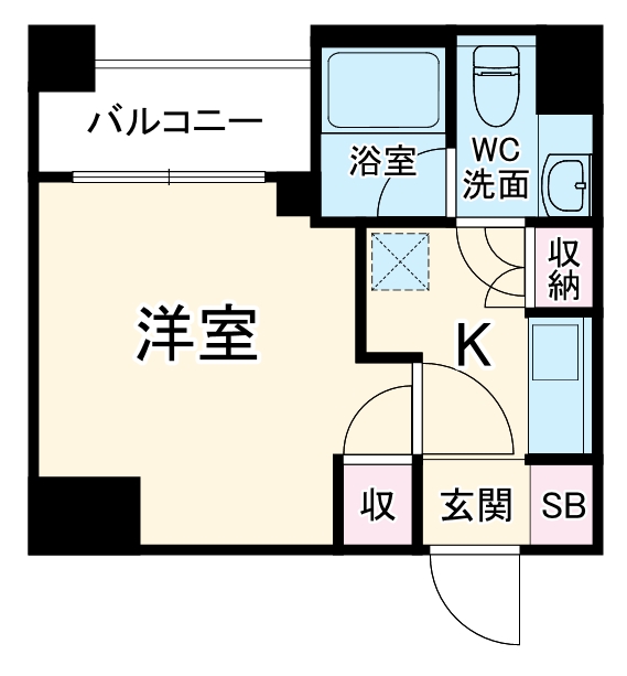SQUARE CITY YOKOHAMA NEGISHIの間取り