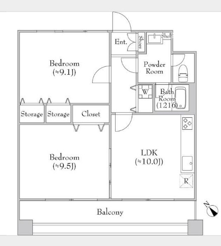 TraValore淵野辺の間取り