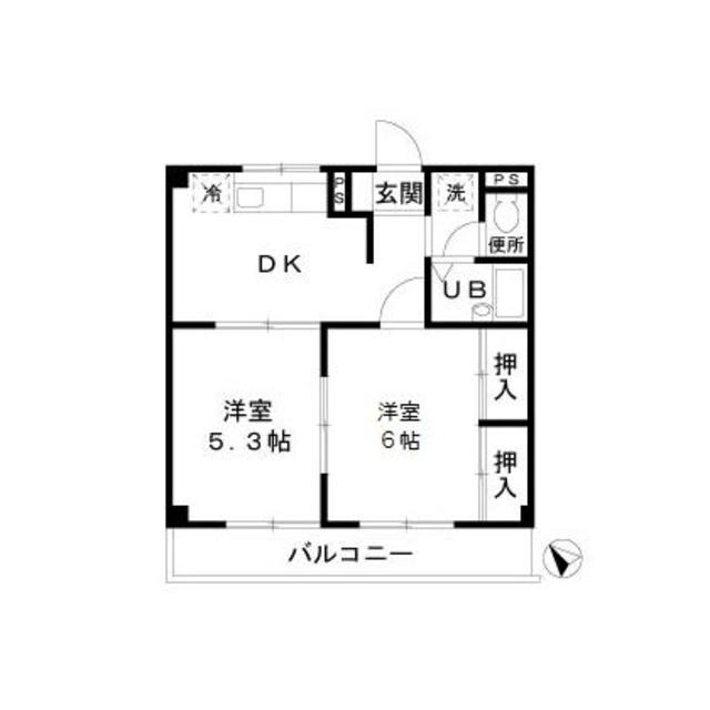 エステートピア石渡の間取り