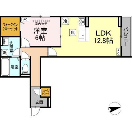 D Paina EgawaⅠの間取り