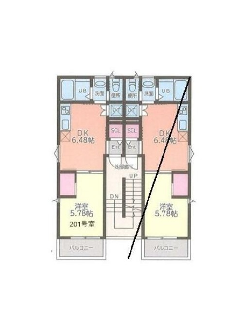 ハピネスアイル大宮の間取り