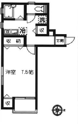 COZY COURTの間取り