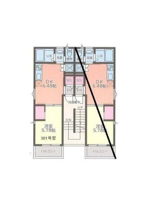 ハピネスアイル大宮の間取り