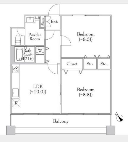 TraValore淵野辺の間取り