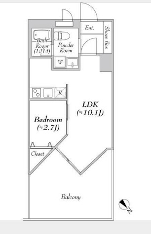 TraValore淵野辺の間取り