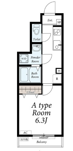 リブリ・スナイプⅡの間取り
