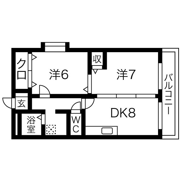 FILL EASTの間取り