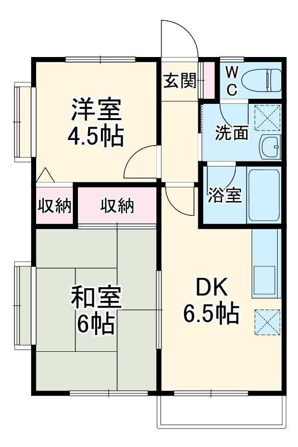 エスポワール幸の間取り