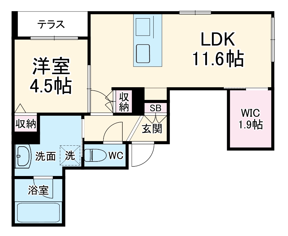 レジデンスリノアの間取り