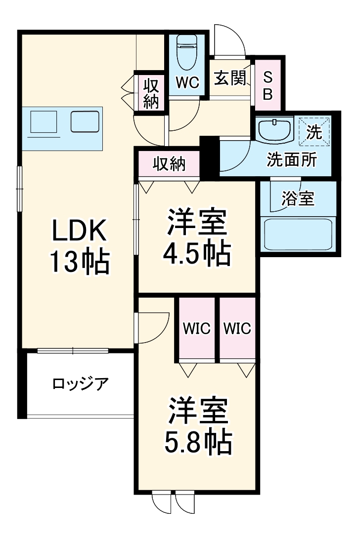 レジデンスリノアの間取り