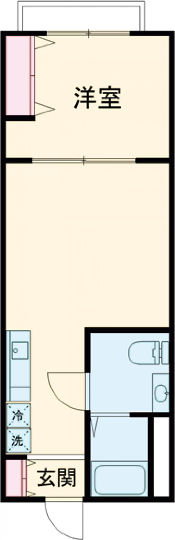carpe恋ヶ窪(カルぺコイガクボ)の間取り