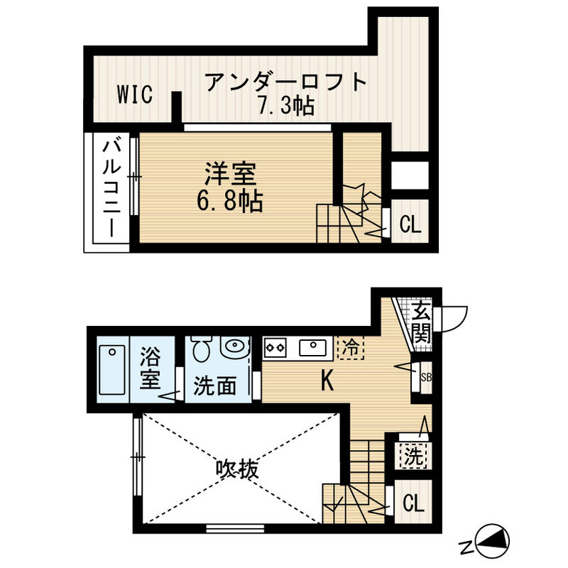 ライベックスレジデンスの間取り