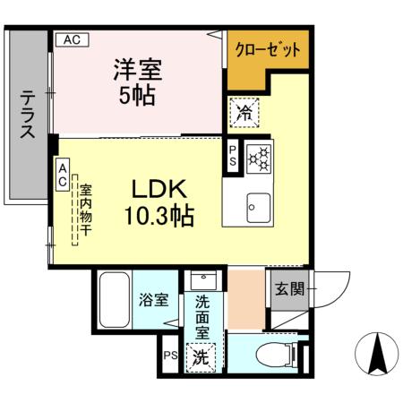 セレスティア中野上高田の間取り