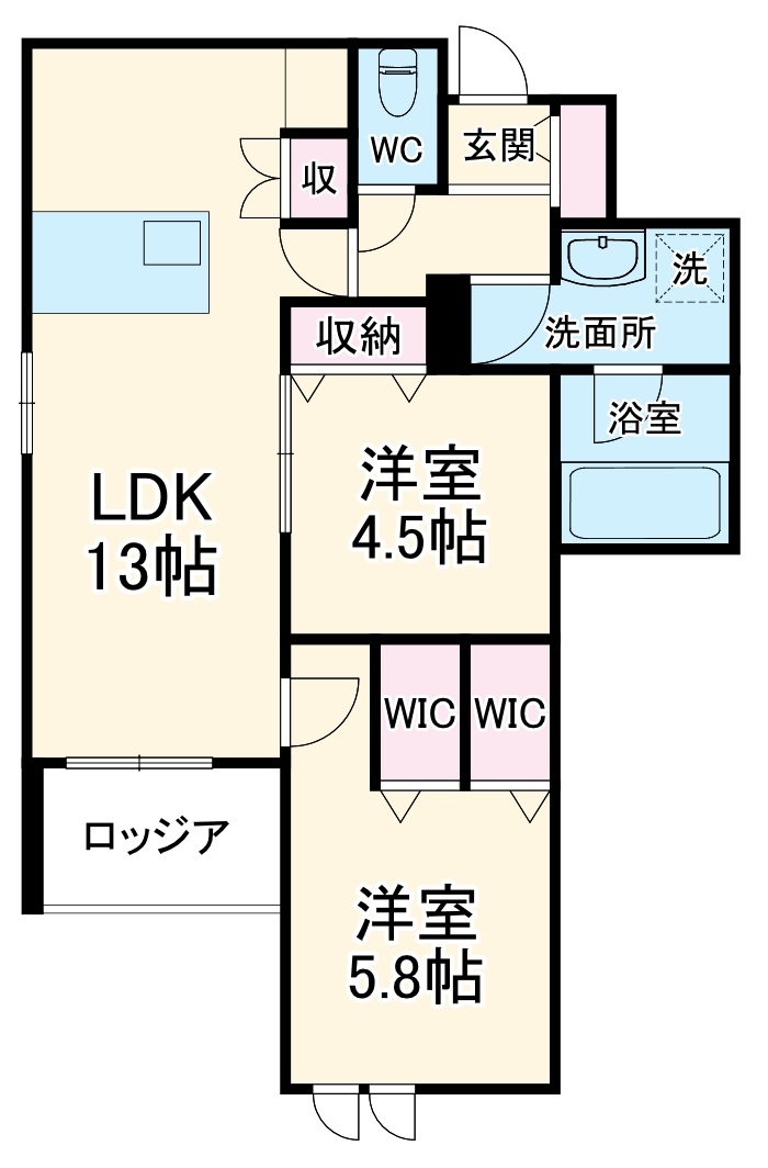 レジデンスリノアの間取り