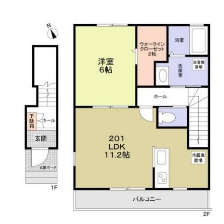 メゾンブランカの間取り