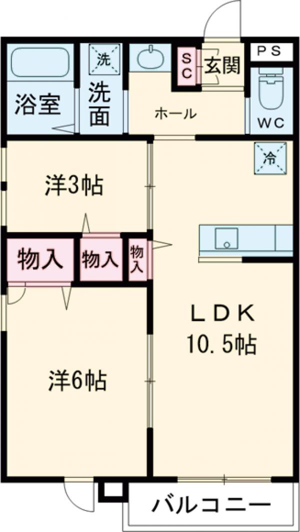 ザ・フォレスト立川の間取り