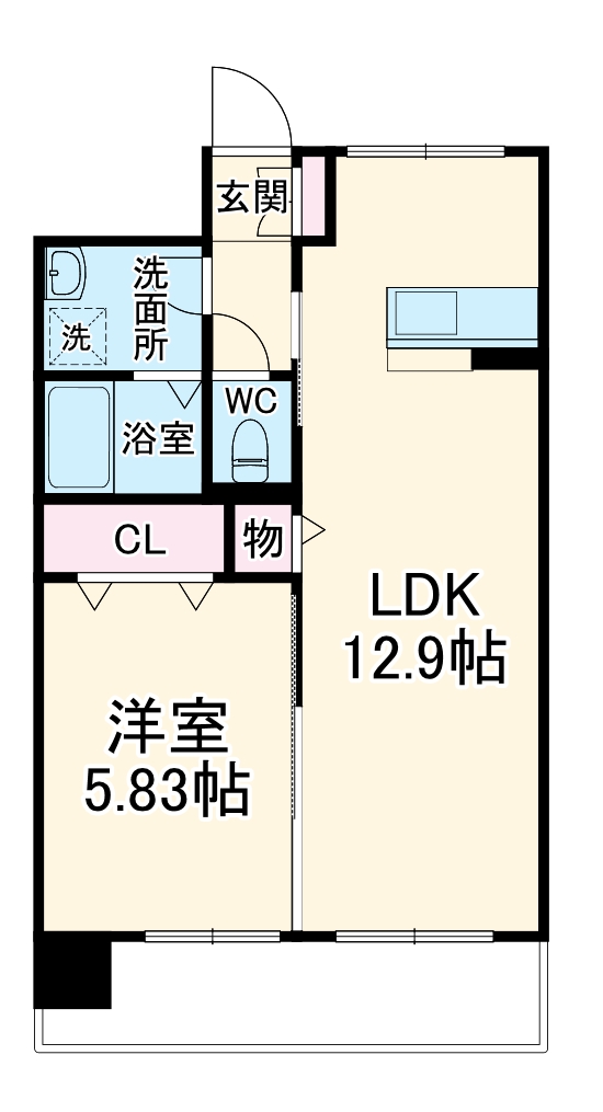 レクシア大日の間取り