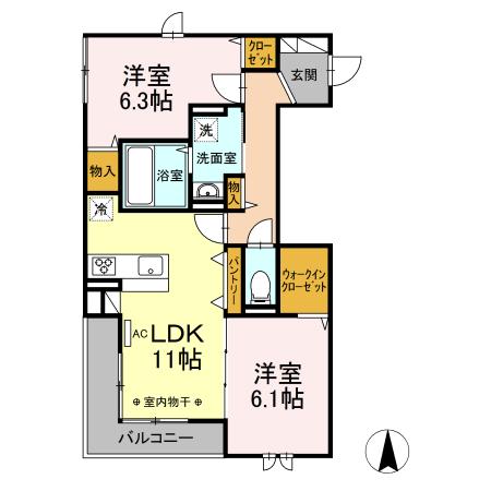 サンガーデンの間取り