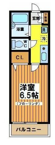 メゾンハーベストⅡの間取り