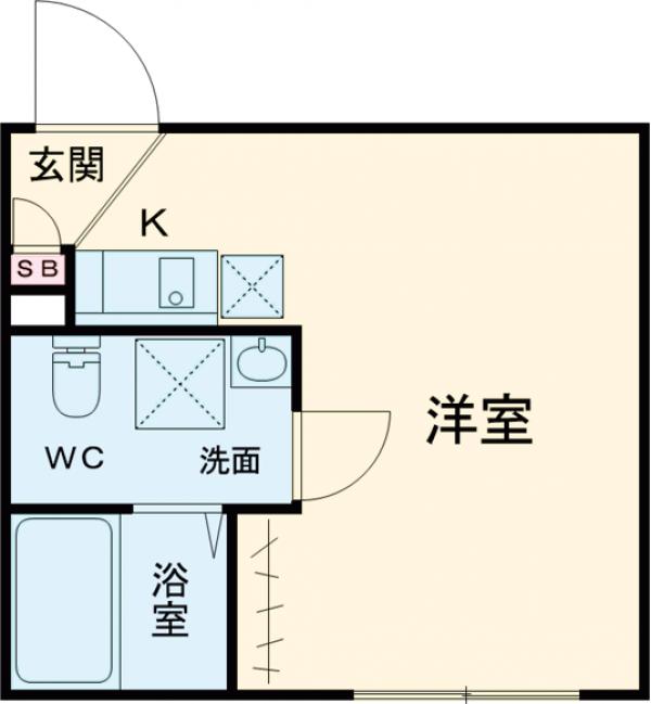 アミスタ新小岩の間取り