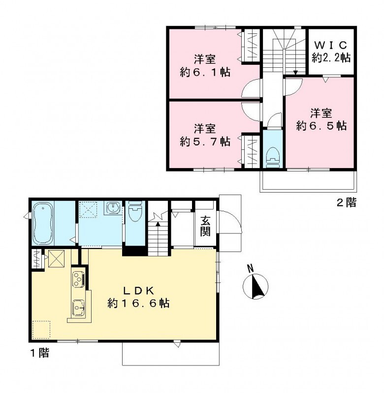 オークヒルズ A棟の間取り