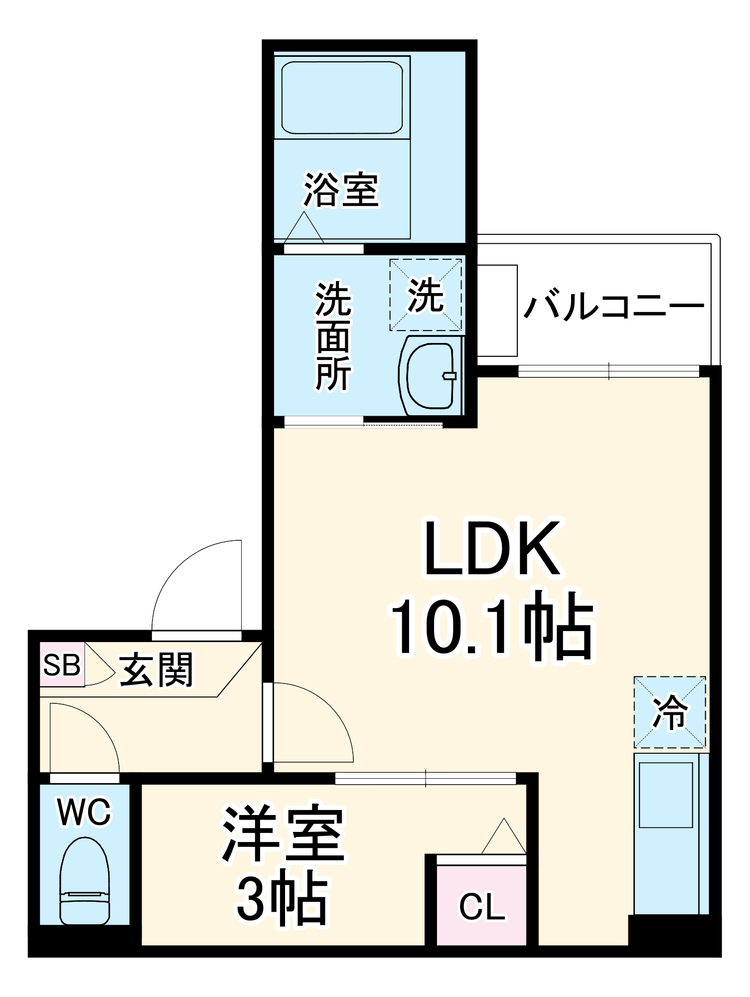 Jack kirihataⅡの間取り