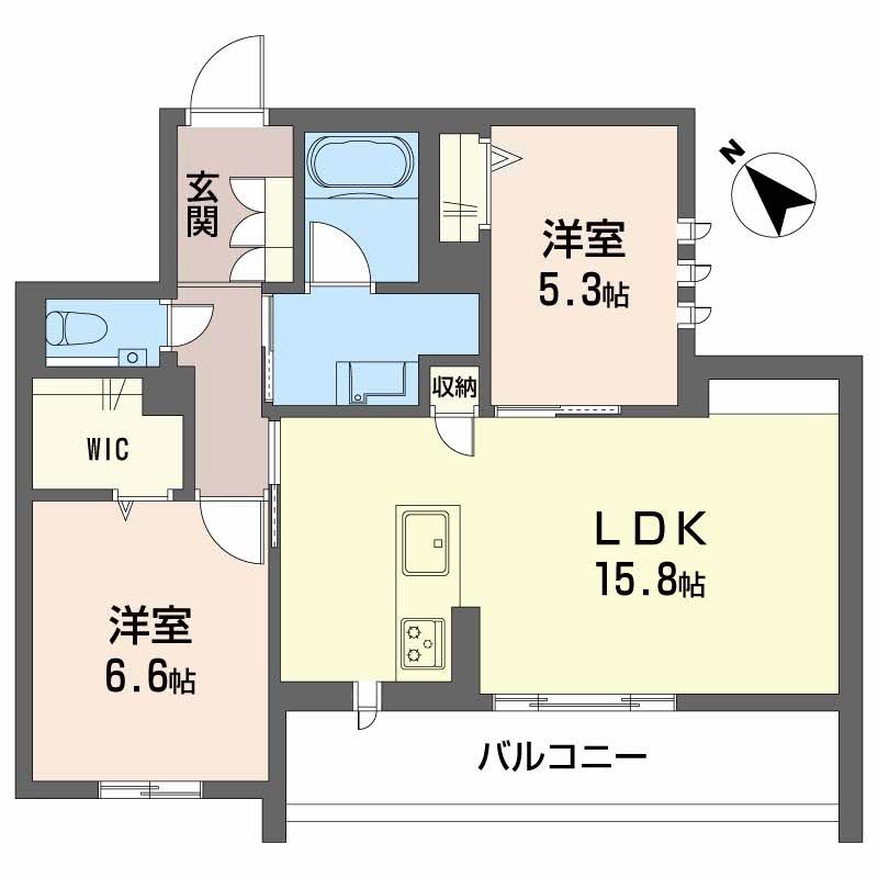 アークヒルズ豊橋の間取り