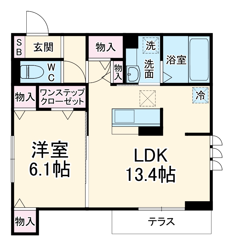 パルボヌールの間取り