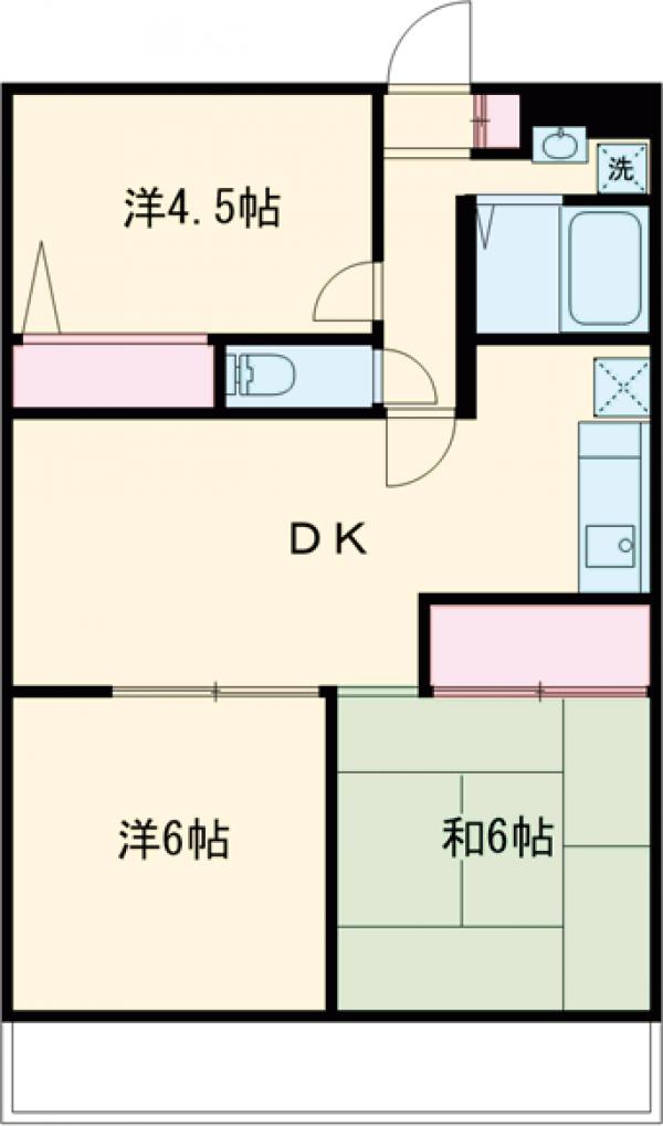 ベルメゾン欅の間取り