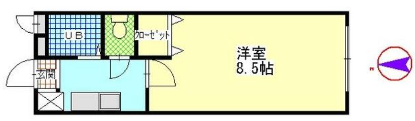 あすかハイツの間取り