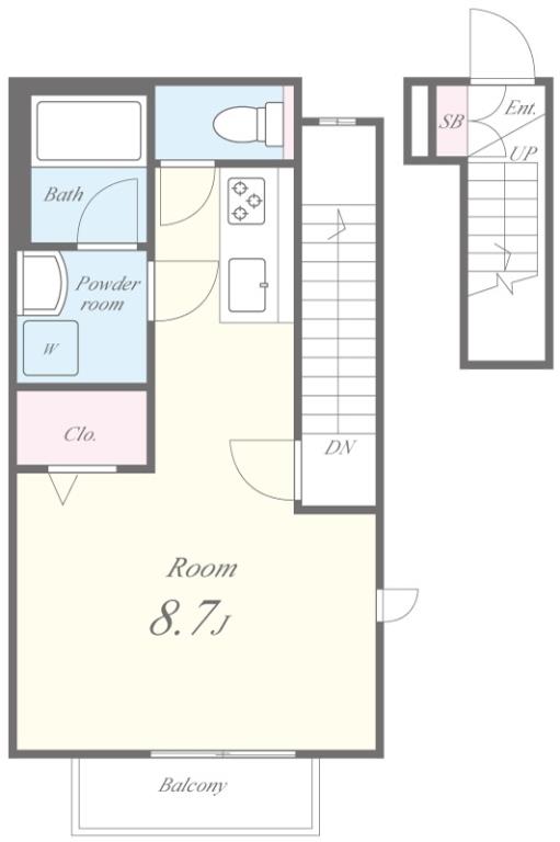 A gardenの間取り