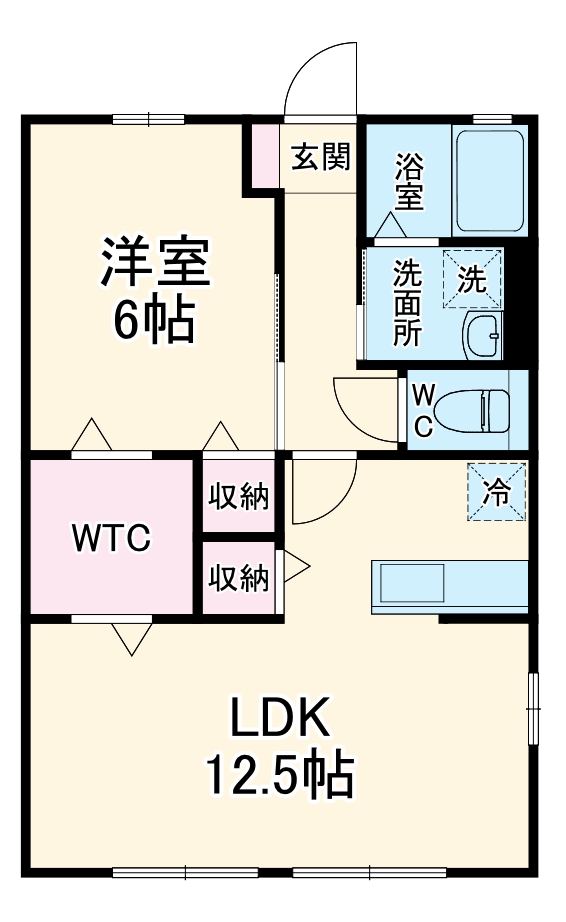 グリーンシードAの間取り