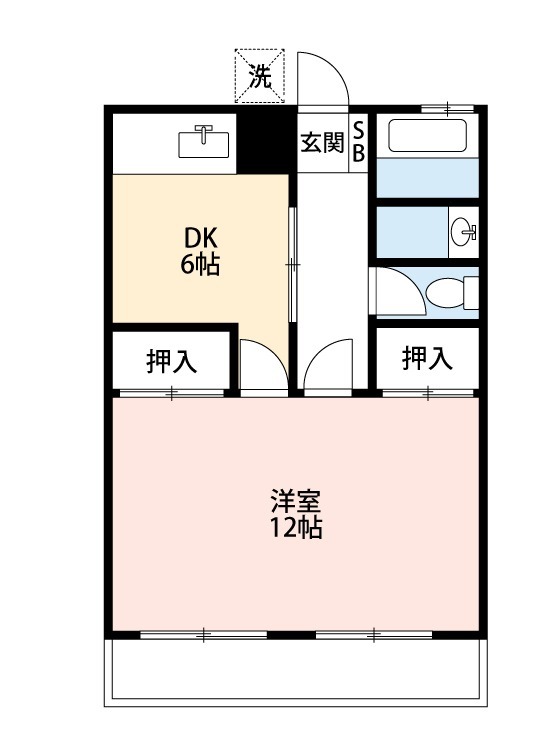 セントラルハイツの間取り