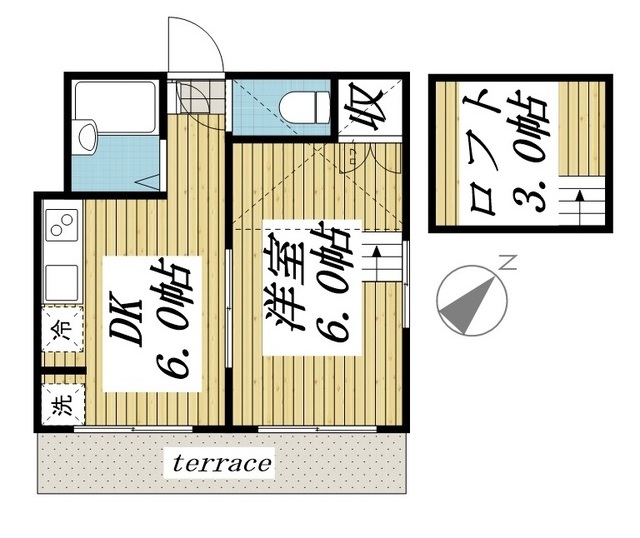 北小金第15レジデンスの間取り
