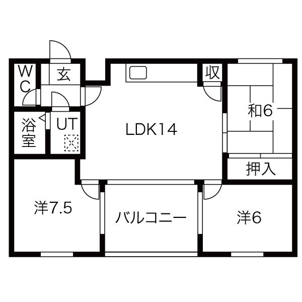 カーサジオの間取り