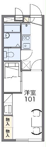 レオパレスHAPPINESSの間取り