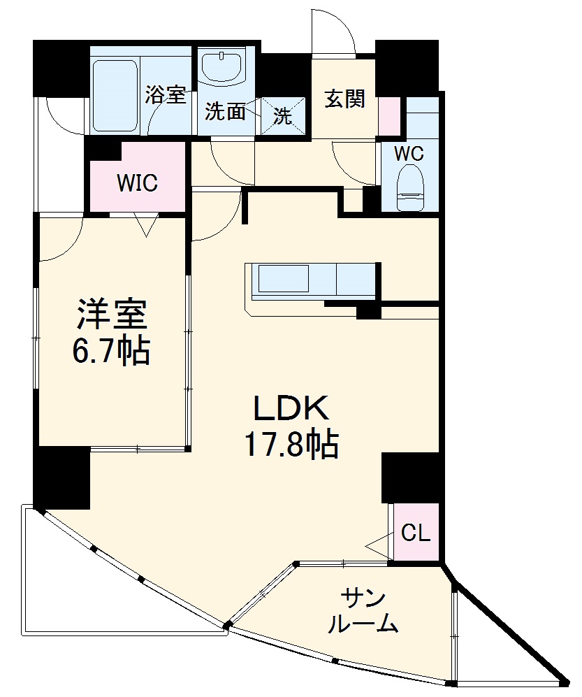 プロシード金山２の間取り