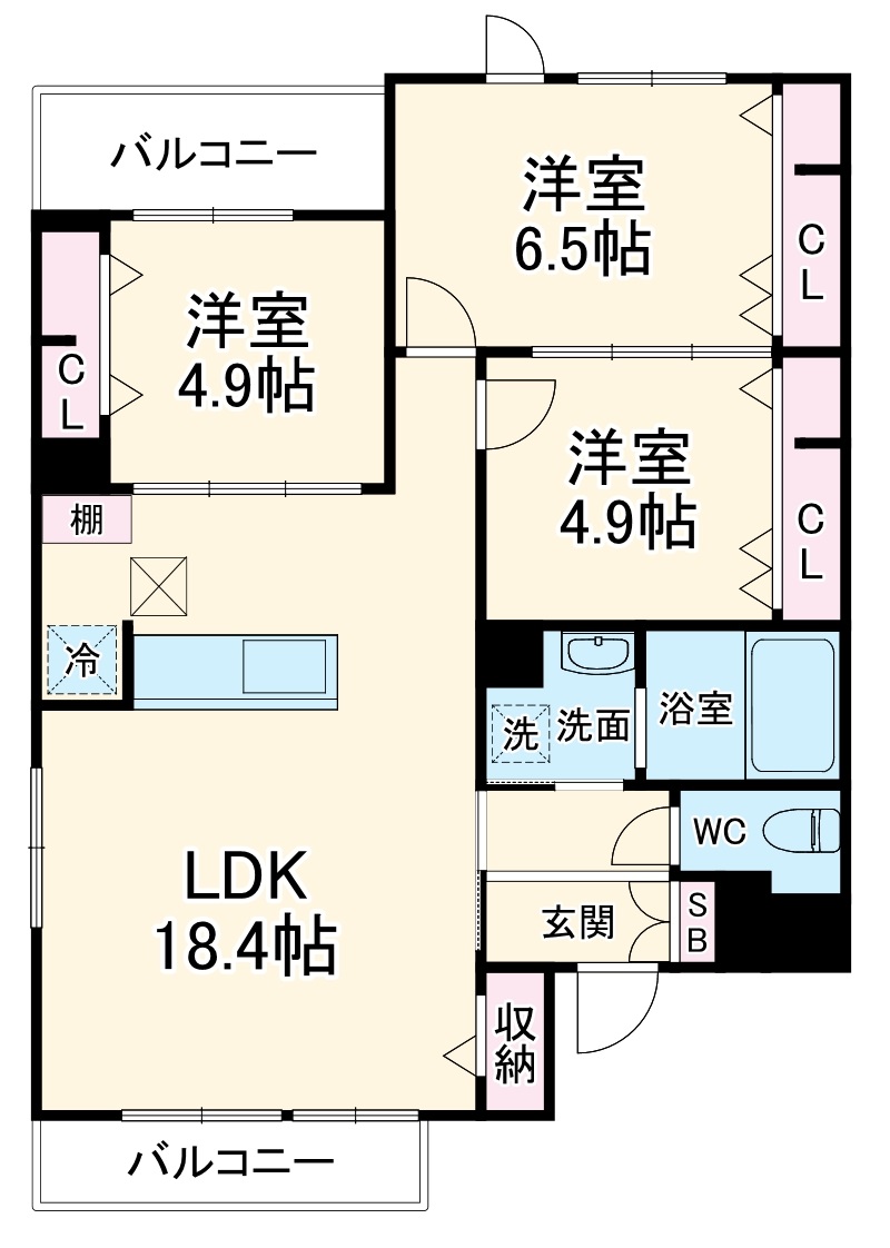 Campana Otakanomoriの間取り