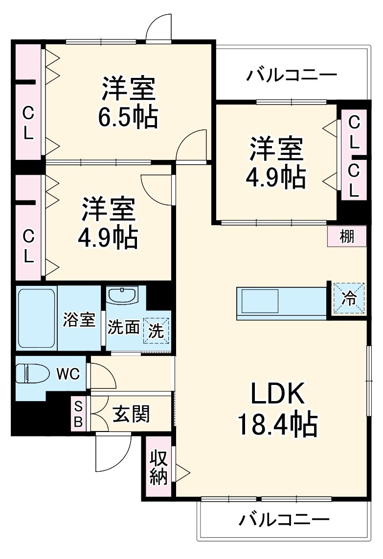 Campana Otakanomoriの間取り