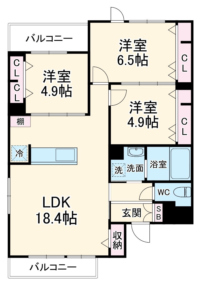 Campana Otakanomoriの間取り