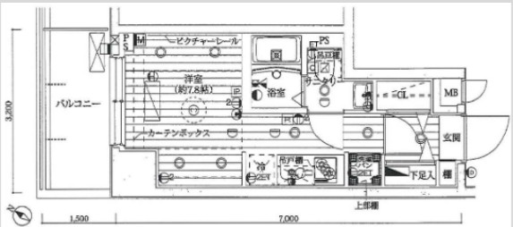 Le-lion大塚の間取り