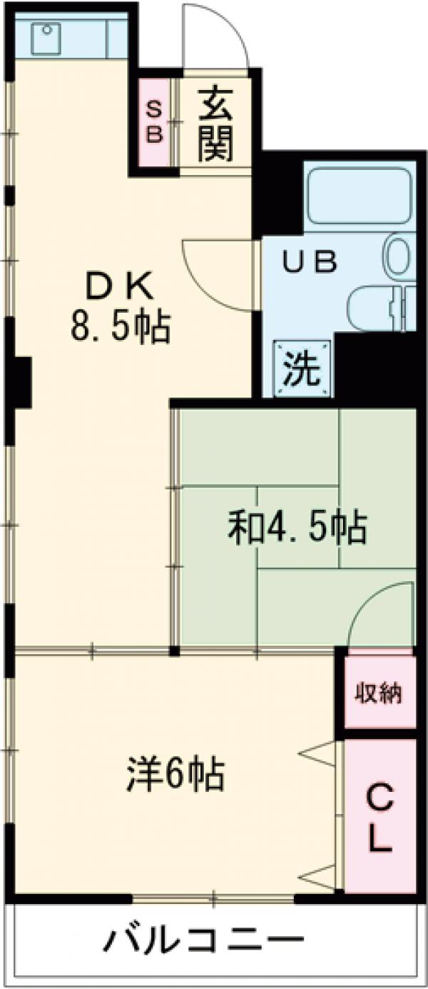 サンバレーハイツの間取り